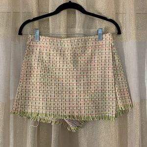 Zara tweed skort